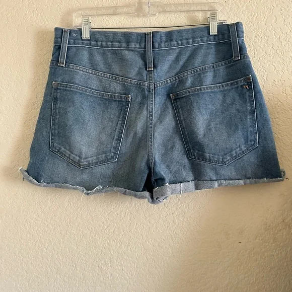 Madewell Perfect Jean Short size 31 Frayed Step Hem - Picture 2 of 4